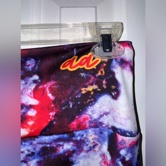 New Agstract Apparel leggings in vibrant colors, blue/white/red size XL - Picture 11 of 13